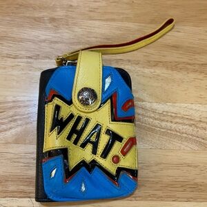 Brighton "What!" Graphic Wallet